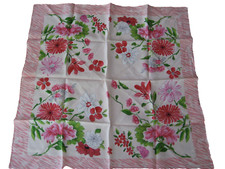 OSCAR DE LA RENTA WOMEN'S 100 SILK SCARF 21" X 21"