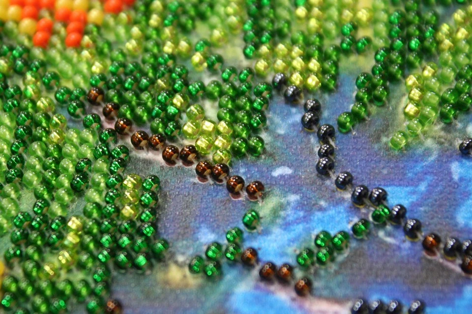 DIY Bead Embroidery Needlepoint Kit "Edem " Stitching Handmade Beadwork - Image 4 of 4