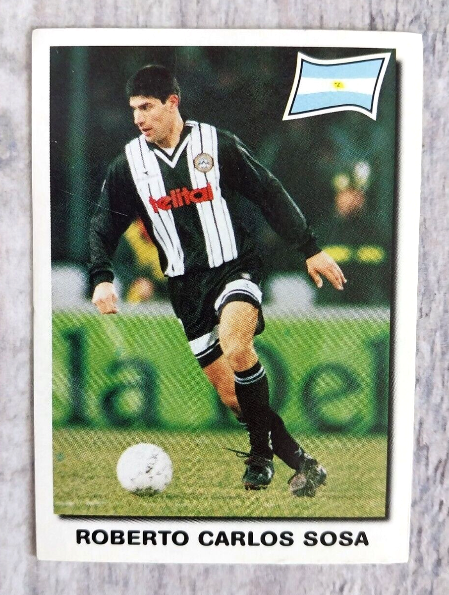 1999 Panini Super Football Original Sticker Roberto Carlos Sosa