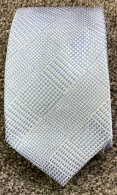 Herren Krawattenhalter blau Multi Muster Polyester Smart Krawatte 3,2'' breit 57'' lang