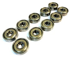 PACK OF 10 BEARING 608ZZ 8X22 MM 608Z METRIC BALL BEARINGS FOR HOCKEY SKATEBOARD
