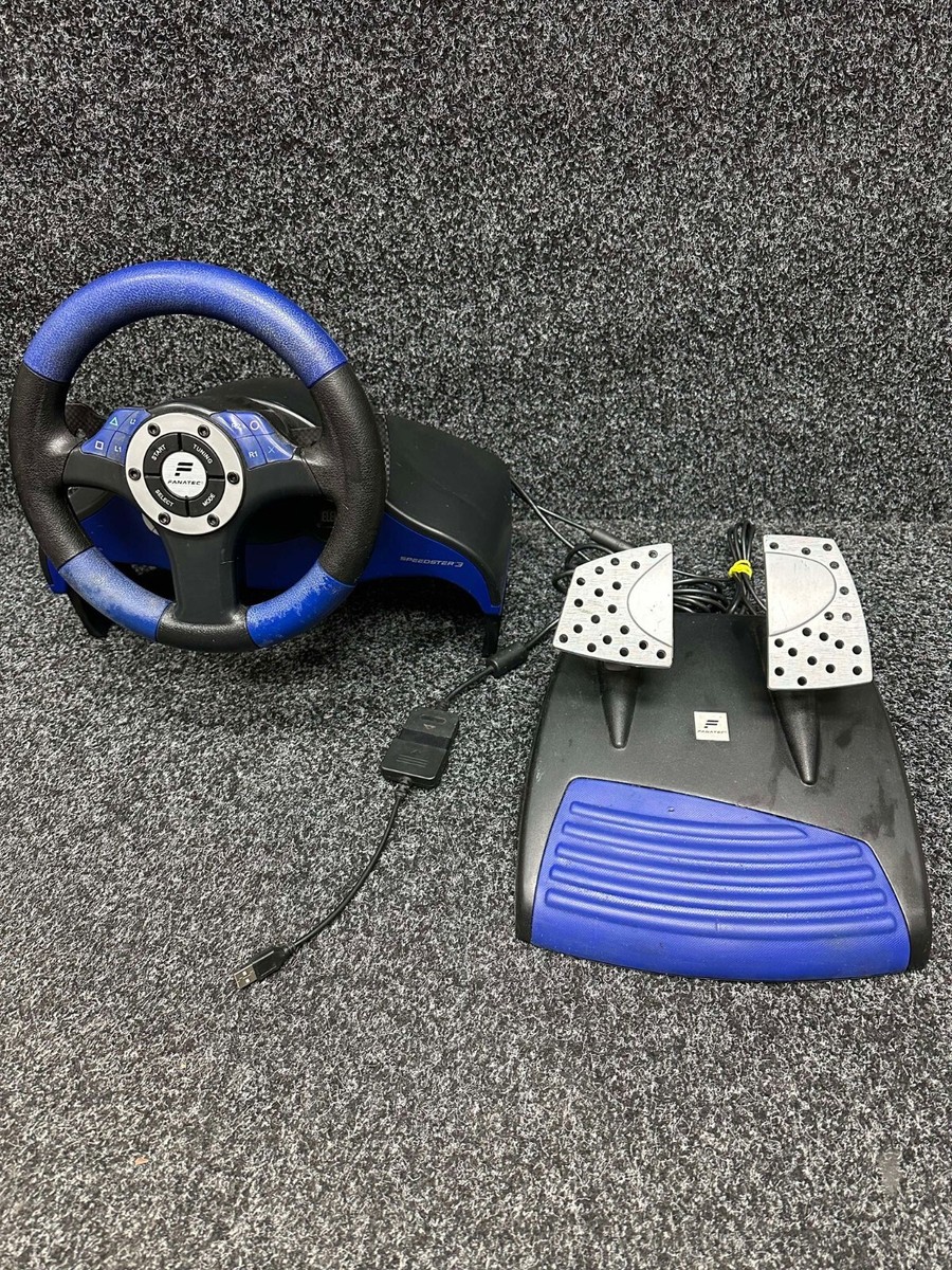 Volante Fanatec Speedster 3 + pedais para playstation 2 Custóias, Leça