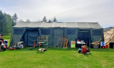 INDEPCT US military tent バケットハット Base X 307 Military Tent - Hunting, Storage, Shelter, Garage 18' x