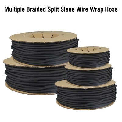 Self Wrap Split Loom Tube Sheathing Wire/Cord/Sleeve Organizer & Protective Lot