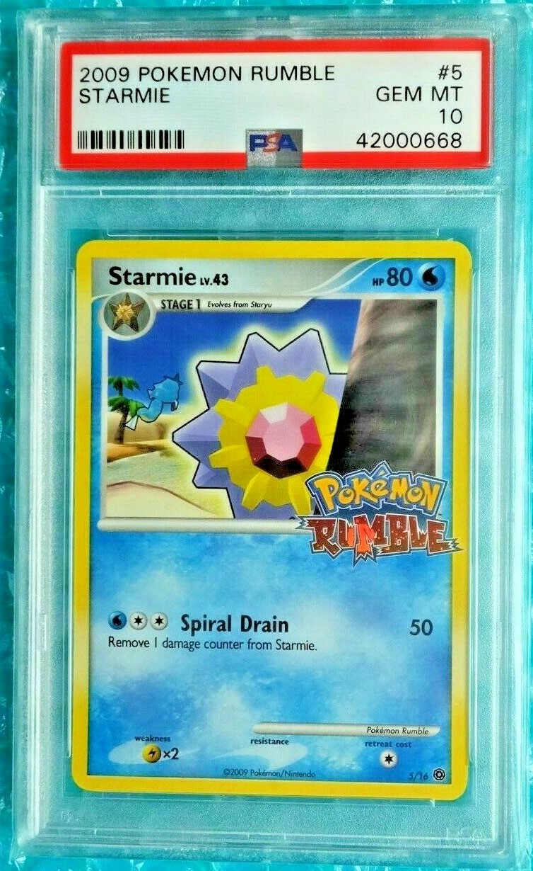 2009 Pokemon Rumble STARMIE #5 PSA-10 Gem Mint (POP-13)