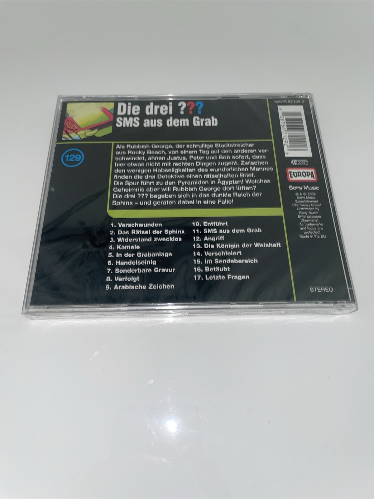 Sms Aus Dem Grab Die Drei Fragezeichen DIE DREI ??? "SMS AUS DEM GRAB (FOLGE 129)" CD HÖRBUCH NEUWARE | eBay.de