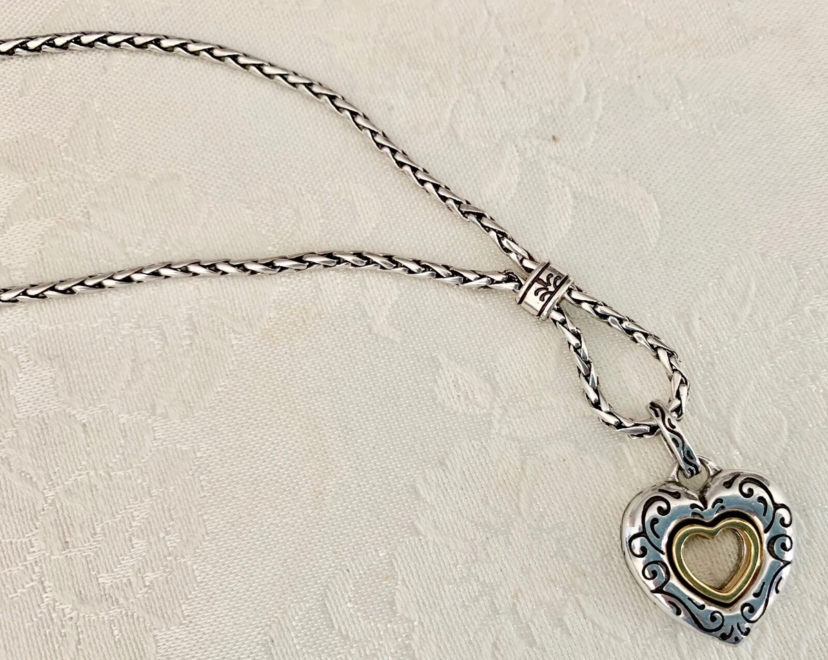 Brighton heart necklace silver deals