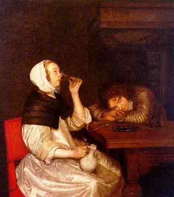 Terborch Gerard Borch 63Drink 5 A4 Print