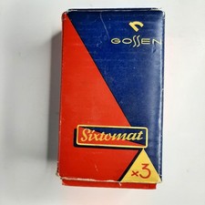 Gossen Sixtomat X 3 1954 Exposure Meter, Cable, Manual in Orig. Box Untested ZA8