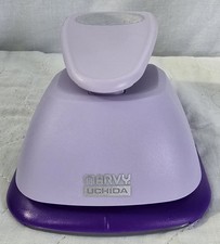Marvy Uchida Clever Lever Circle Scalloped Shape Paper Punch 3  
