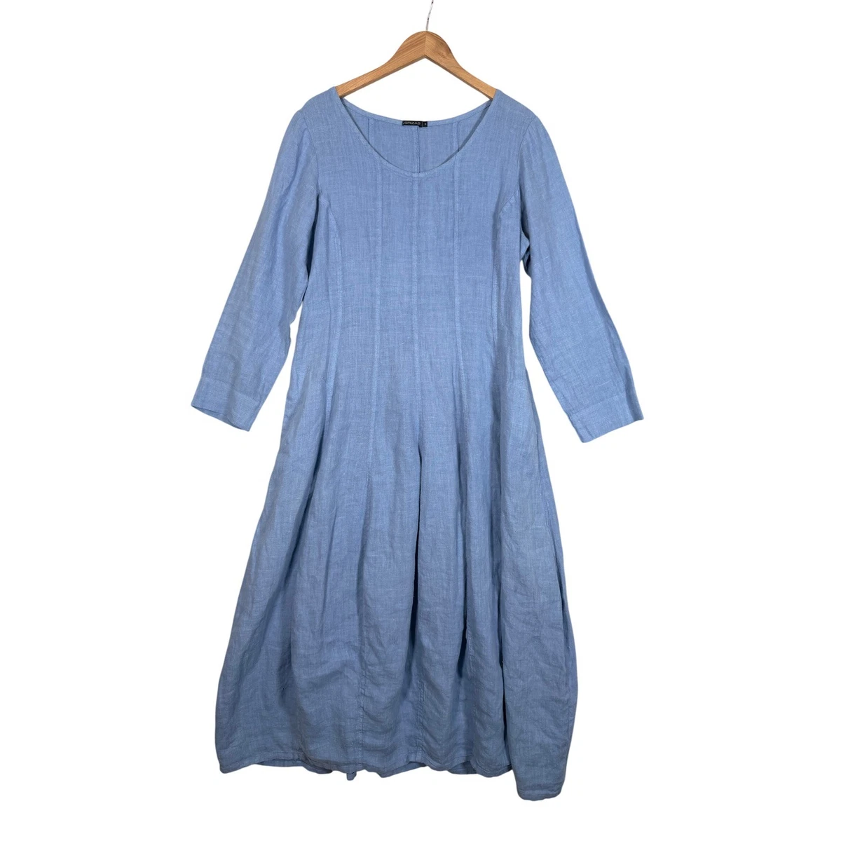 Linen Long Sleeve Dresses for Women for Sale - eBay