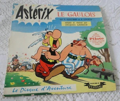 Disque Astérix le Gaulois Goscinny Uderzo adapté réalisé Jacques Garnier 1961 - Photo 1/4