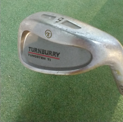 TURNBURRY TUNGSTEN T1 # 9 IRON RH 37'' TRUE TEMPER STEEL SHAFT - GOOD COND.