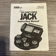 You Don t Know Jack Tiger Instruction Manual Only
