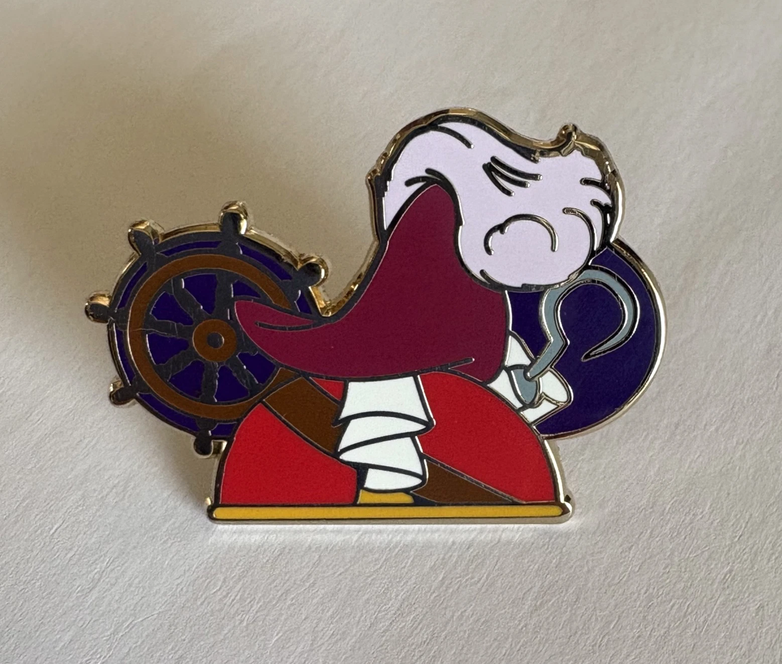 Captain Hook Mystery Earhat 2012 Series 1 Disney Pin