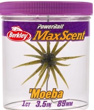  Berkley PowerBait MaxScent Moeba Watermelon Soft Plastic Extra Scent 3.5”