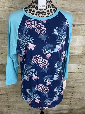 LuLaRoe Size M NEW NWT Randy Baseball Raglan