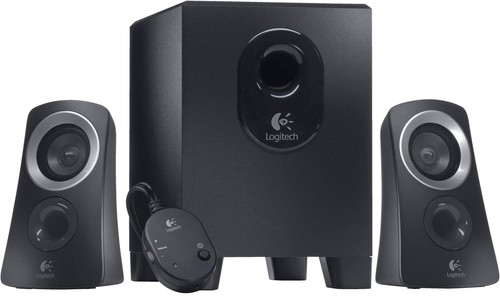 Logitech Lautsprecher-System Z313 mit Subwoofer 50 Watt für PC TV Handy. B Ware