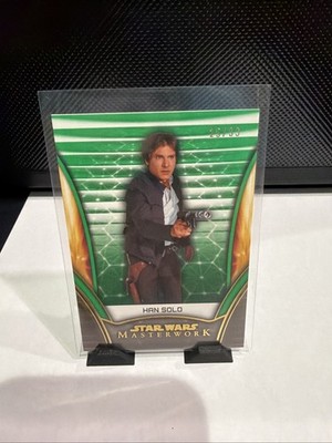 2025 Masterwork Star Wars Han Solo /99 GREEN #3