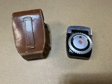 Vintage General Electric Light Exposure Meter Type PR-1 w/ Case Untested GE
