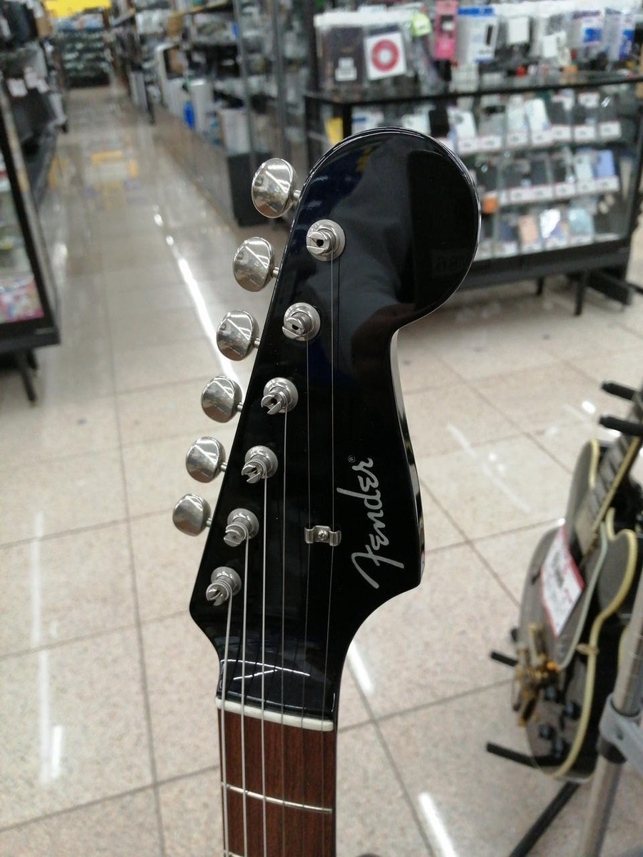 Fender Japan ST62-ALLBK Stratocaster Black Chrome Parts Made in