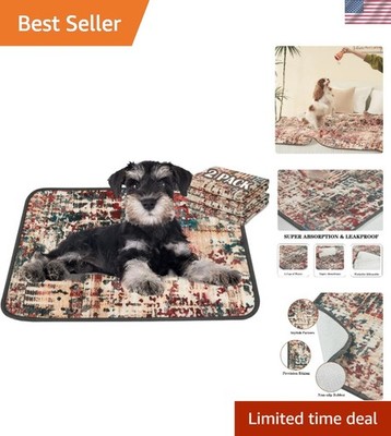 Reusable 18''x24'' Dog Training Pads   Super Absorbent & Stylish in Tie-Dye