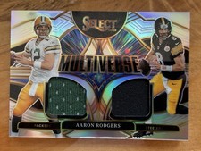 🔥 2025 Panini Select Aaron Rodgers Multiverse Patch /149 Packers & Steelers