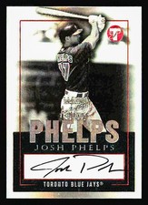 2003 Topps Pristine #TPA-JP Josh Phelps AUTO Personal Endorsements Toronto
