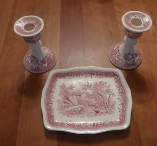 Villeroy & Boch Burgenland Rot Kerzenleuchter Kerzenständer 11 5 cm Schale
