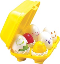 Tomy Toomies Hide and Squeak Eggs Matching Sorting Learning Sensory Toys NEW