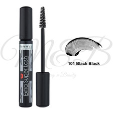 RIMMEL London Extra Super Lash Building Mascara 8ml - 101 Black Black *SEALED*