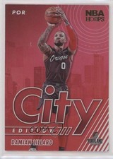 2021-22 Panini NBA Hoops City Edition Holo Damian Lillard #12 0g27