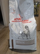 ROYAL CANIN Dog Food Hepatic 12kg Bag - opened, 10kg remaining