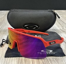 Oakley Sutro Lite Prizm Ruby Sunglasses Matte Redline Red Frame RB4171 Pre-Owned