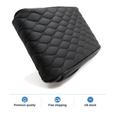 Universal Leather Car Armrest Pad Center Console Cushion Cover Accessory Universal Leather Car Armrest Pad Center Console Cushion Cover Accessory