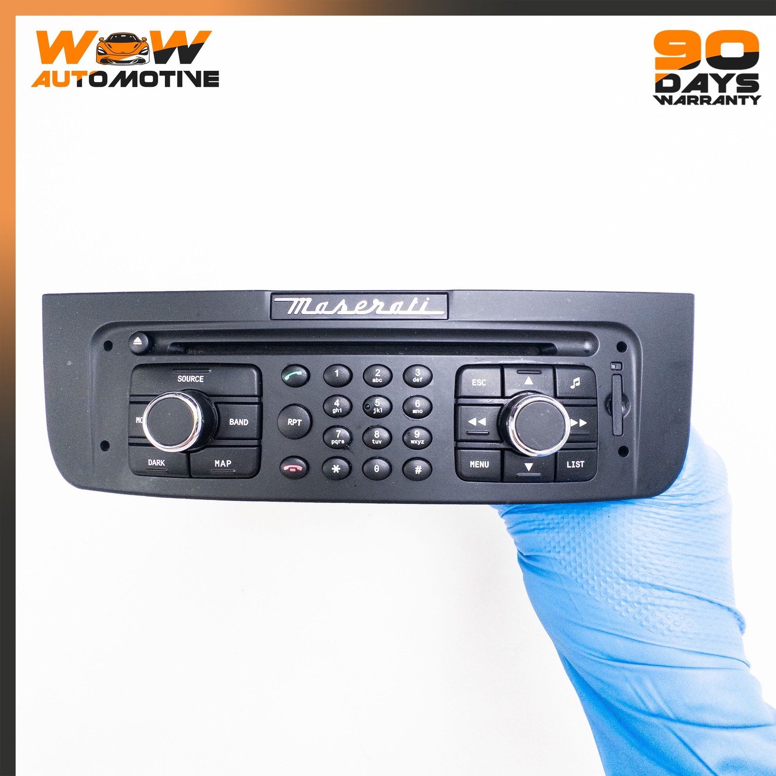 08-19 MASERATI GRANTURISMO S HEAD UNIT COMAND RADIO CD NAVIGATION ASSEMBLY OEM