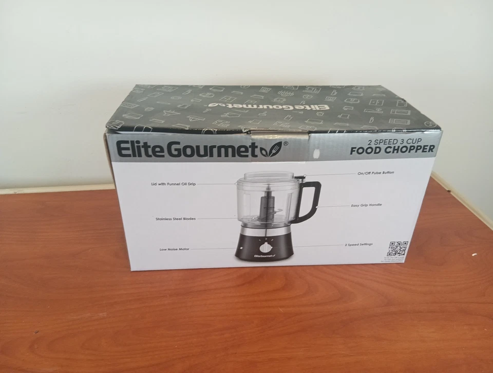 Elite Gourmet 2 Speed 3 Cup FOOD CHOPPER EFP6027 - Image 3 of 4