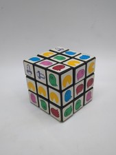 Pac-Man & Ghost Rubiks Wonder Cube Puzzle Vtg...
