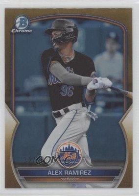 2023 Bowman Draft Chrome Gold Refractor 32/50 Alex Ramirez #BDC-17 03rx