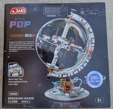 Jaki Space Pop Ck006 Breaking-dawn Globe Building Block Set W Led Lights Jaki Space Pop Ck006 Breaking-dawn Globe Building Block Set W Led Lights