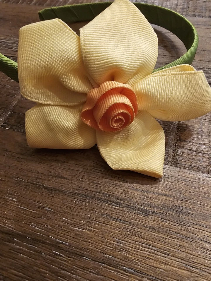 NUEVO SIN ETIQUETAS Gymboree Niña Narciso Jardín Flor Diadema Línea de Ropa Primavera 2013 Foto 3 de 4