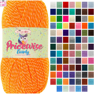 King Cole Pricewise DK Doppelstrickwollgarn 100g - alle Farben