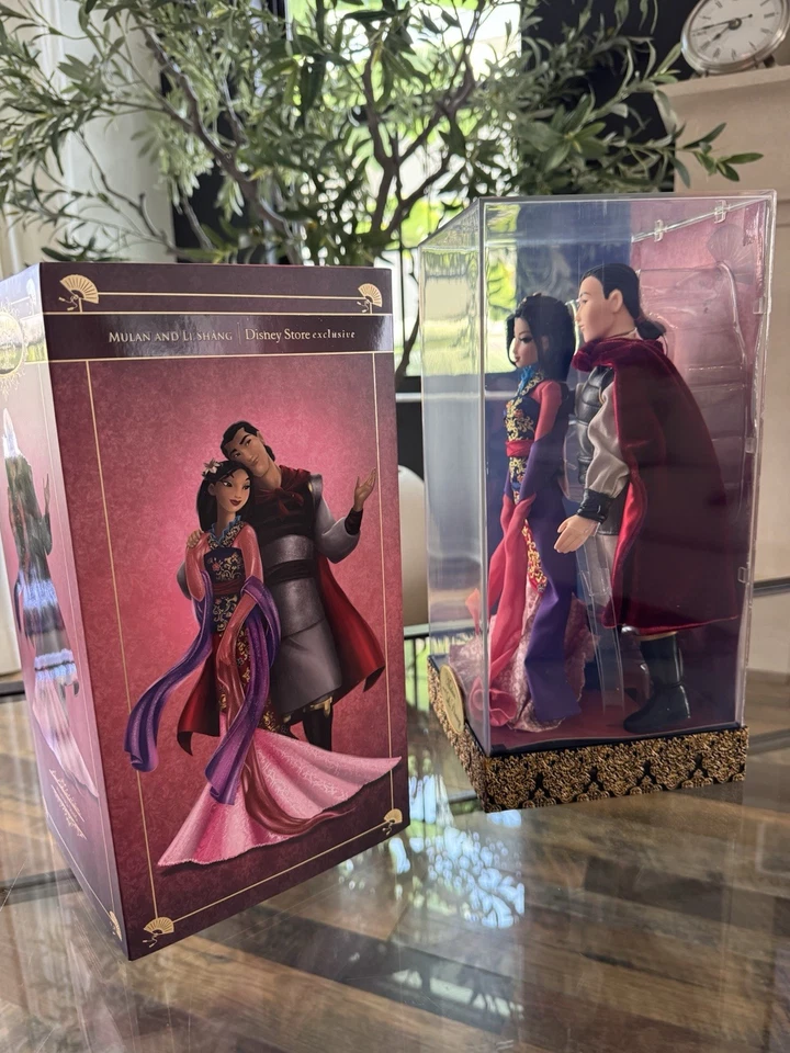 Disney Designer Fairytale Collection Mulan And Li Shang Dolls Limited Edition - Image 3 of 4