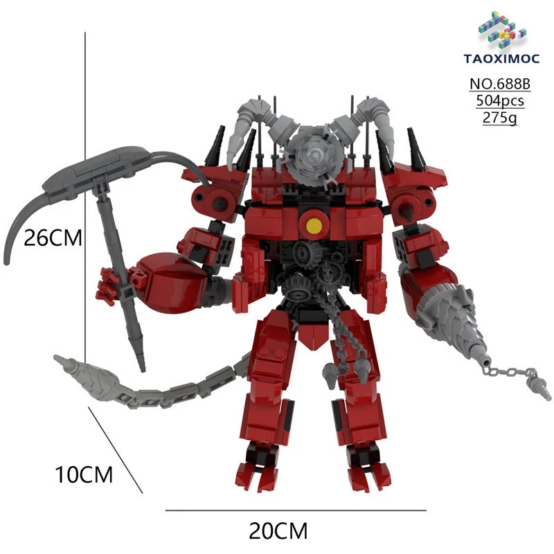 New Skibidi&Toilet Titan Drill Man Building Block Model Kids Puzzle Educational - Image 3 of 3