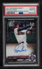2017 Bowman Draft Chrome Pick Royce Lewis #CDA-RL PSA 10 GEM MT Auto g6p