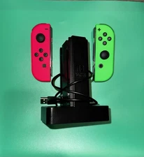 Joycons + Joycons Charger For The Nintendo Switch