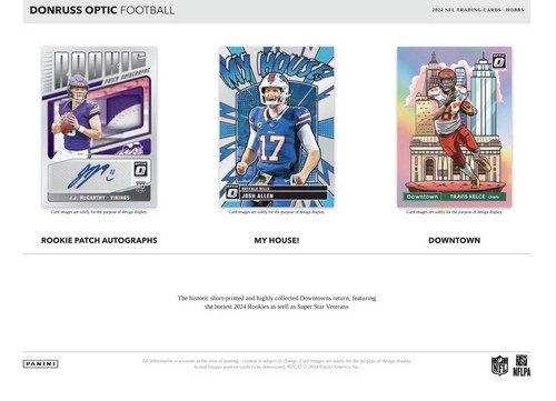 2024 Panini Donruss Optic Football CONFEZIONE SINGOLA da Hobby Box - Foto 6 di 18