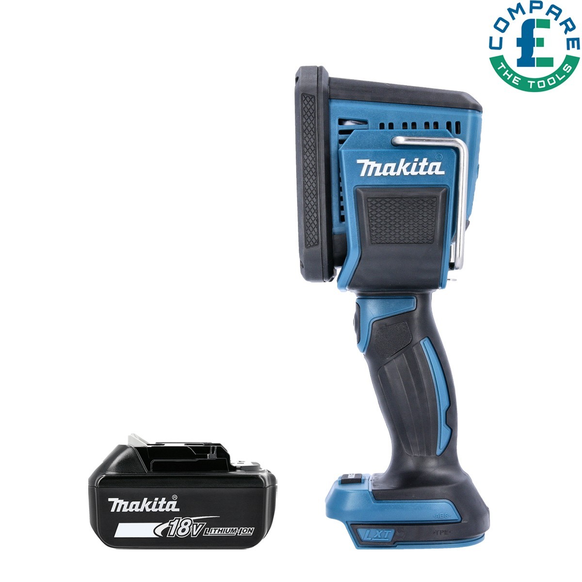 Makita DML812 14.4V/18V LXT Cordless 1250 Lumen Flashlight  With 1 x 3Ah Battery