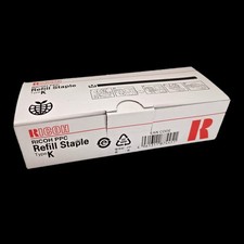 Ricoh Type K Staple Cartridges 410802 - 2 Pack Genuine OEM NEW Sealed Box