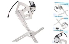 Front Passenger Side Power Window Regulator with Motor Compatible with